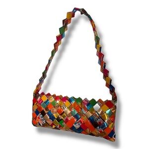 Rosalba Picts Small Foil Candy Wrapper Bag